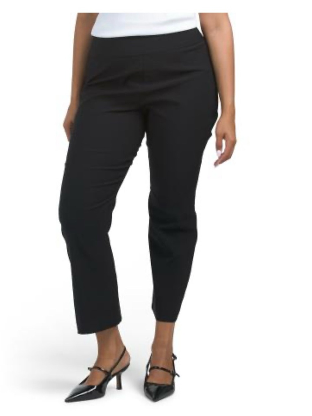 Women's Black boot-Leg Dress Pants